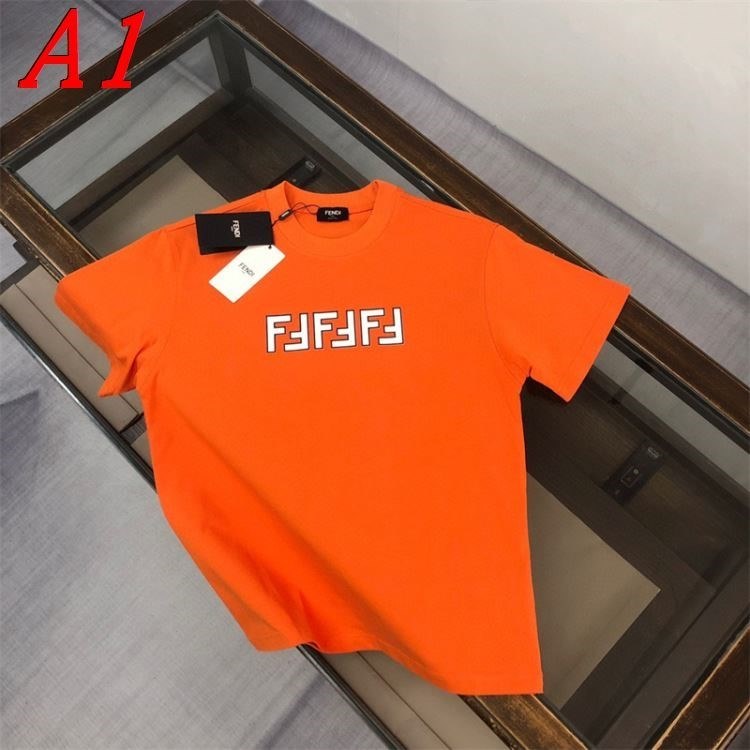 2025新作 FENDIフェンデイ ラウンドネック 半袖Tシャツ   クール&カジュアル