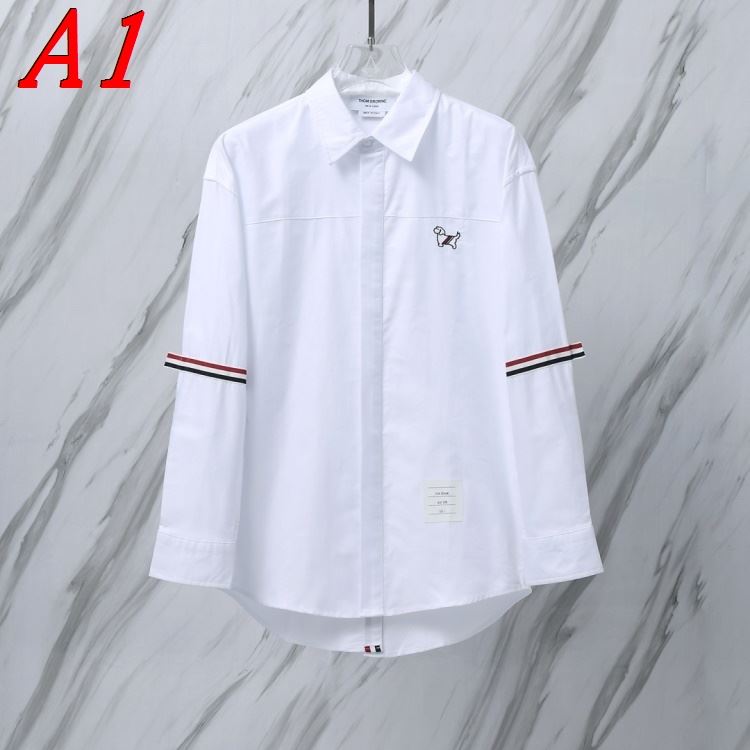 25新作 お得 THOM BROWNE トムブラウン シャツ 0=S 1=M 2=L 3=XL 4=XXL