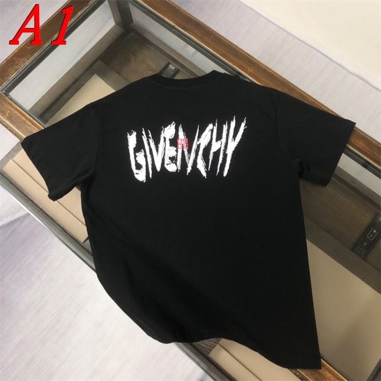 GIVENCHYジバンシィ 2025新作   ラウンドネック 半袖Tシャツ   エネルギッシュ