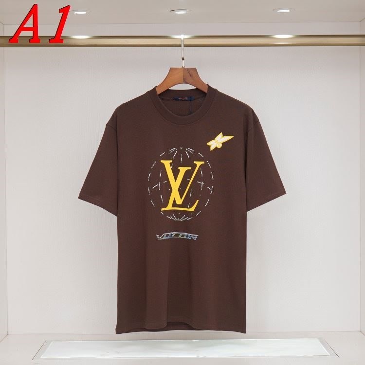 2025新作 LOUIS VUITTONルイヴィトン ラウンドネック 半袖Tシャツ 数量限定
