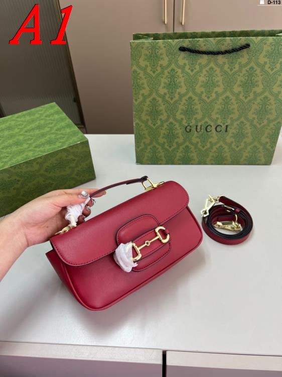 2025 サラッとした ショルダーバッグ/ハンドバッグ GUCCI  グッチ   23CM