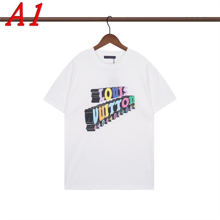 2025新作 LOUIS VUITTONルイヴィトン ラウンドネック 半袖Tシャツ スマート