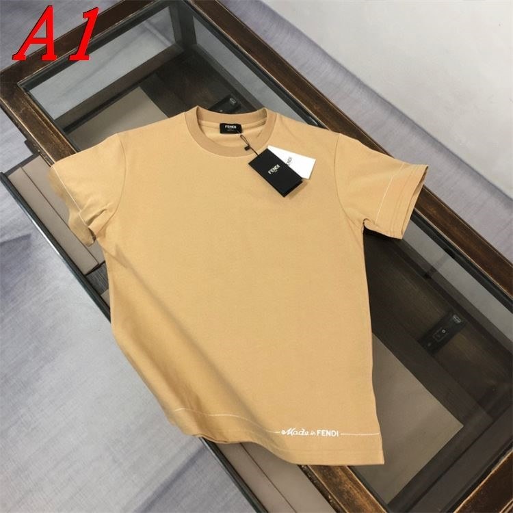2025新作 FENDIフェンデイ ラウンドネック 半袖Tシャツ   プレイフル