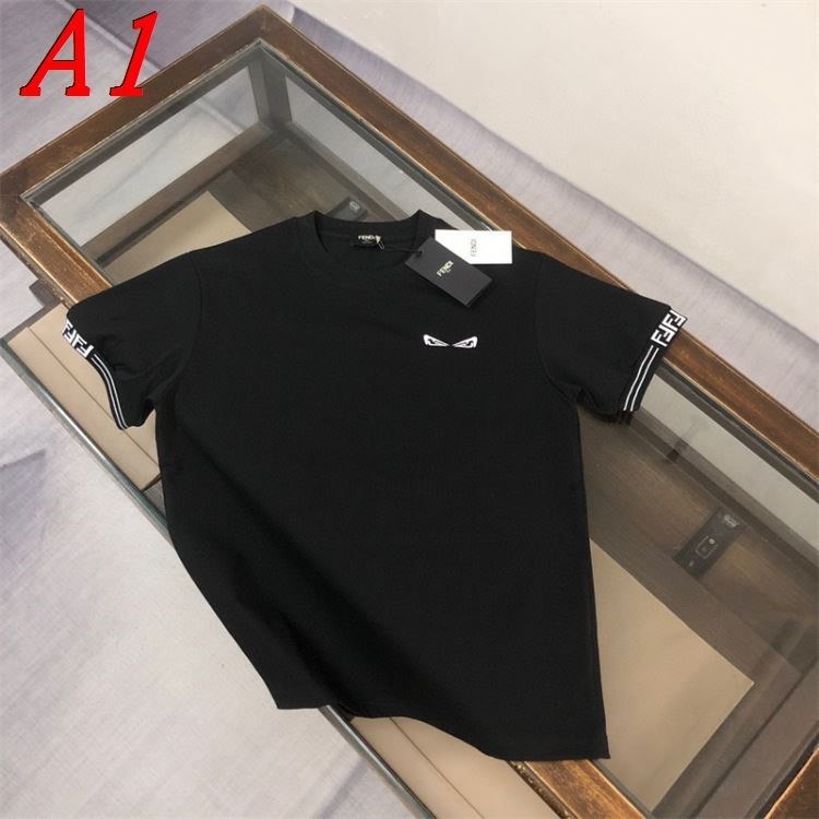 2025新作 FENDIフェンデイ ラウンドネック 半袖Tシャツ   エネルギッシュ