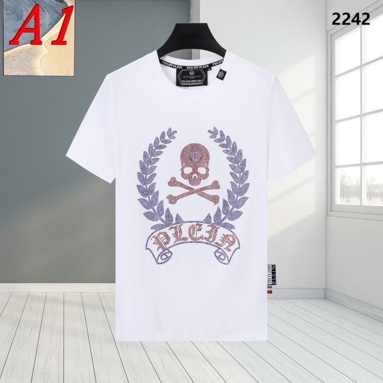 PHILIPP PLEINフィリッププレイン 2025新作 ラウンドネック 半袖Tシャツ エモーショナル