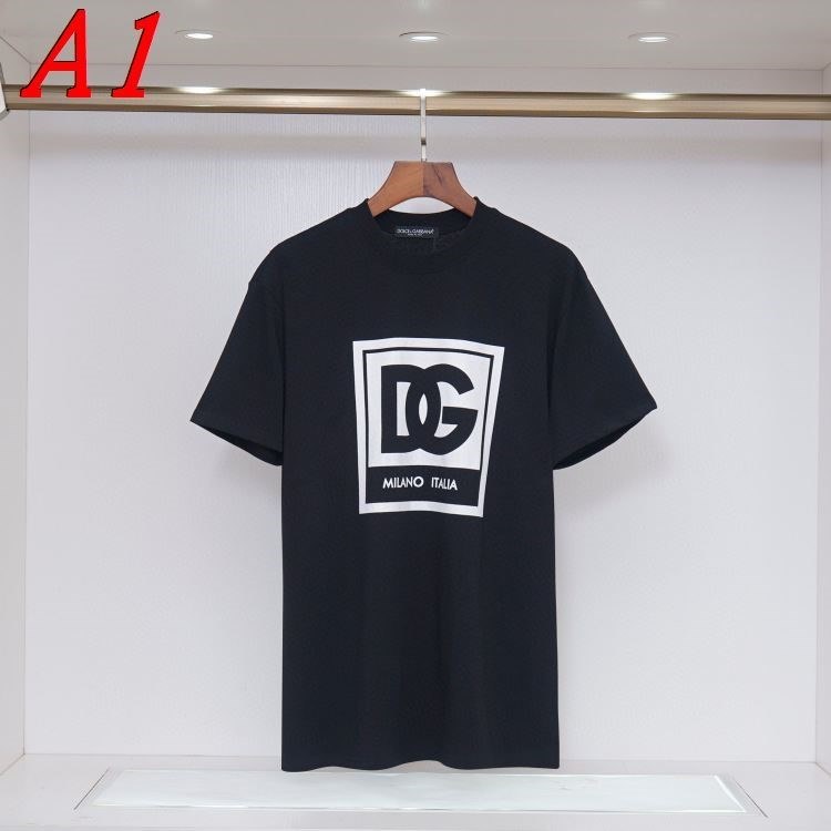 DOLCE＆GABBANAドルチェ＆ガッバーナ 2025新作 クルーネック 半袖Tシャツ ミニマル