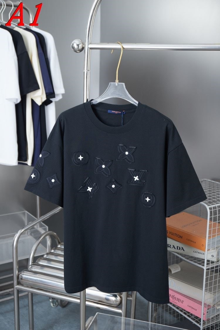 LOUIS VUITTONルイヴィトン 2025新作 クルーネック 半袖Tシャツ ハイセンス