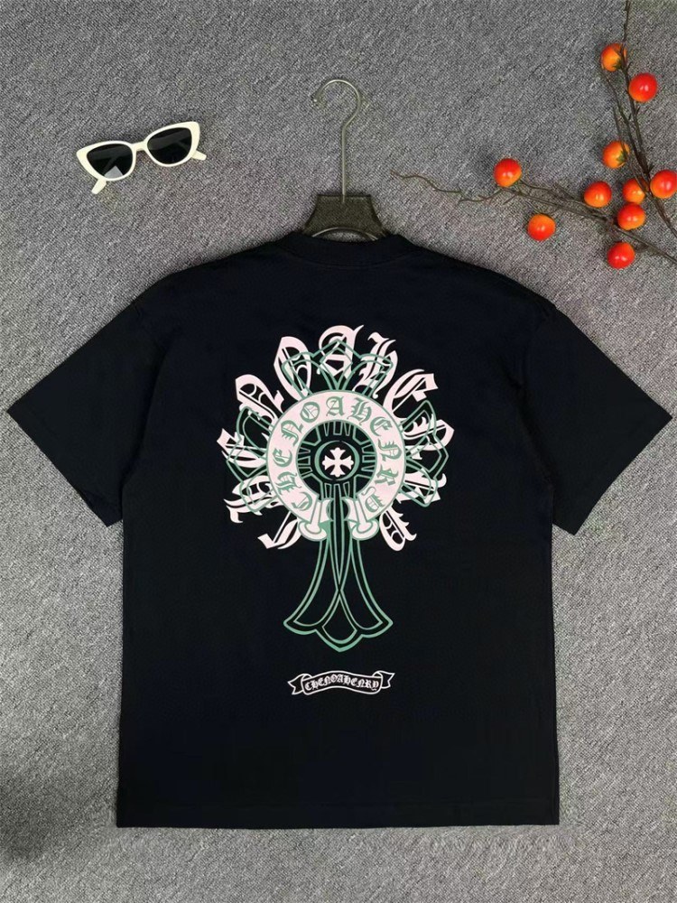 CHROME HEARTSクロムハーツ 2025新作   ラウンドネック 半袖Tシャツ   エスケープ