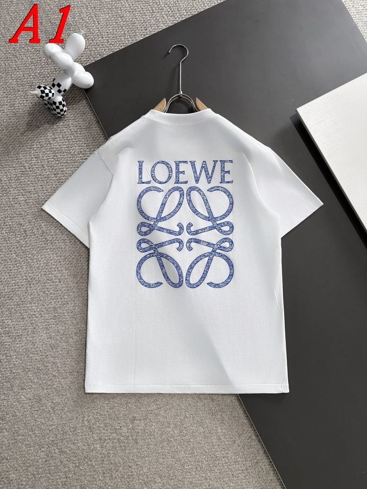 LOEWEロエベ 2025新作 クルーネック 半袖Tシャツ サステナブル