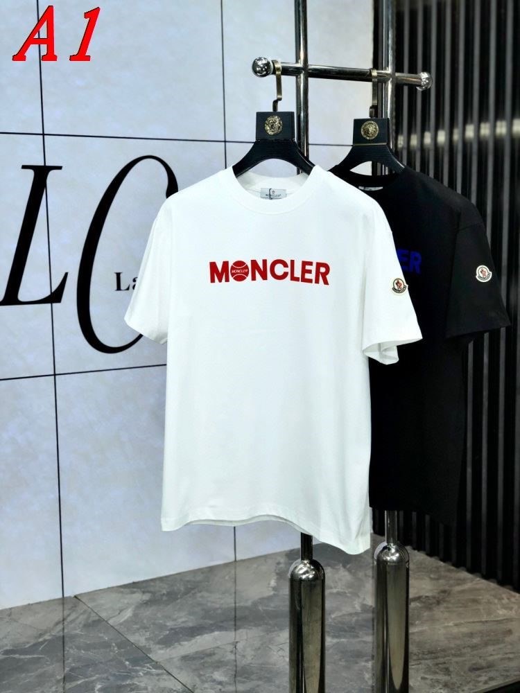 2025新作 MONCLERモンクレール ラウンドネック 半袖Tシャツ   ノンフィクション