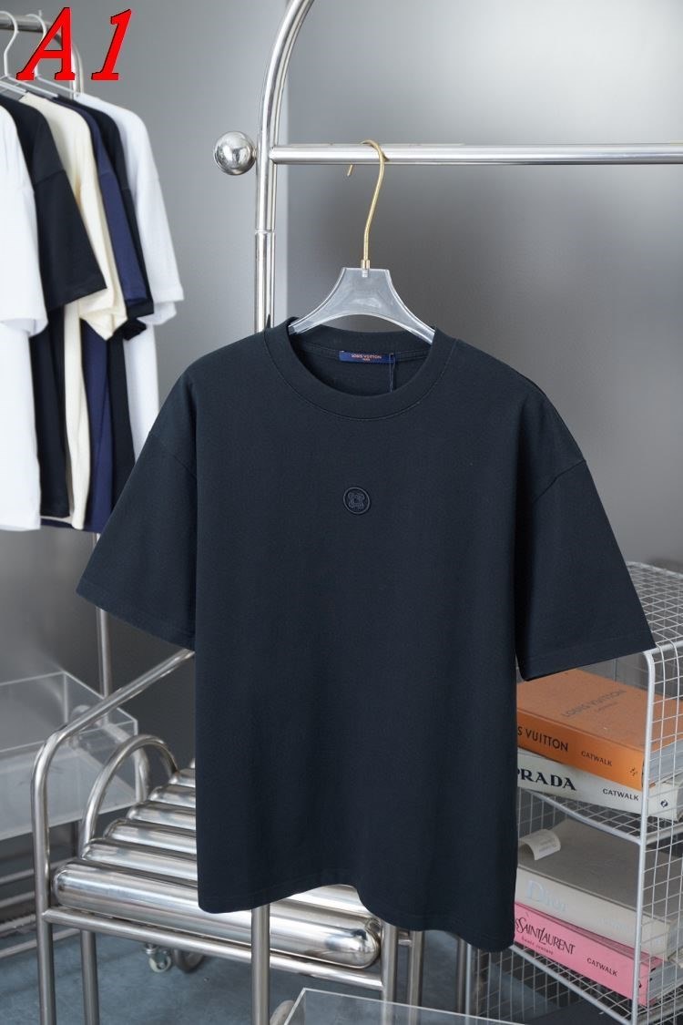 LOUIS VUITTONルイヴィトン 2025新作 クルーネック 半袖Tシャツ スタイリッシュ