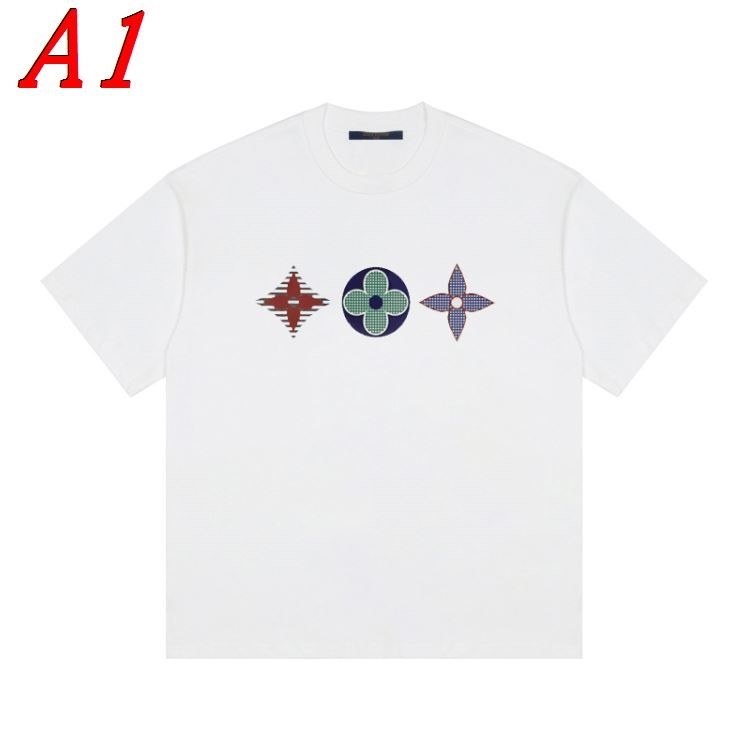 2025新作 LOUIS VUITTONルイヴィトン ラウンドネック 半袖Tシャツ プレミアム