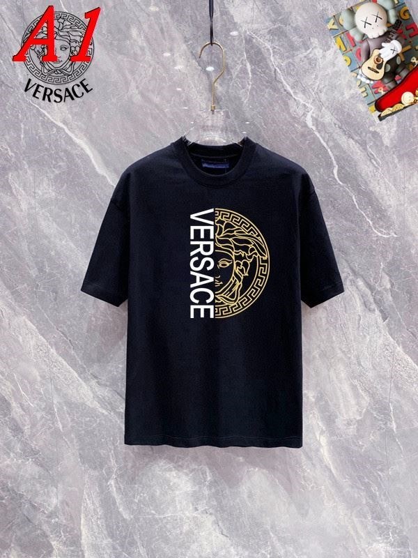 VERSACEヴェルサーチ 2025新作 クルーネック 半袖Tシャツ アメカジ
