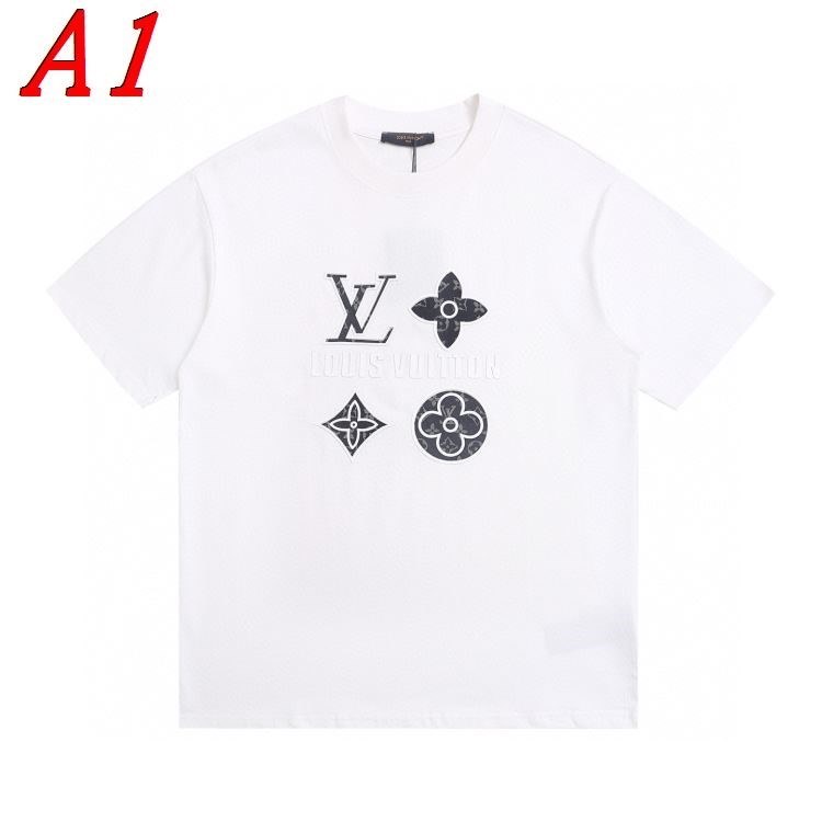 LOUIS VUITTONルイヴィトン 2025新作 ラウンドネック 半袖Tシャツ リラックス感