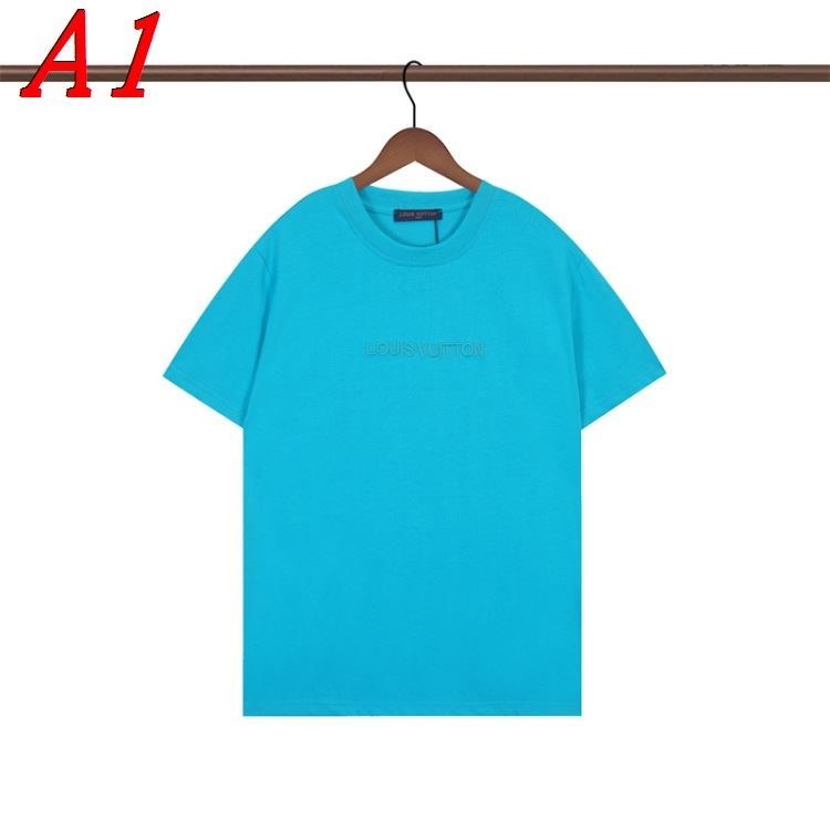 LOUIS VUITTONルイヴィトン 2025新作 クルーネック 半袖Tシャツ フレッシュ