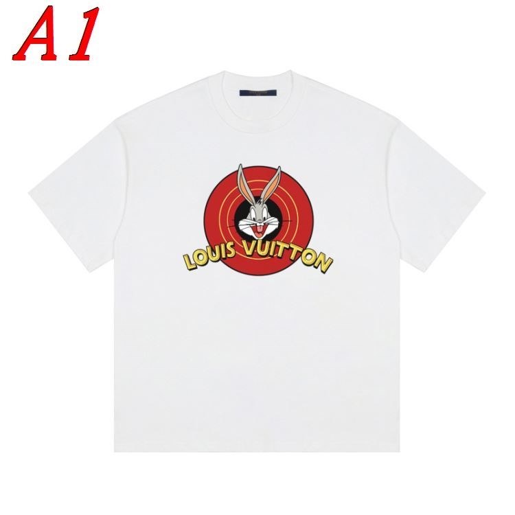 LOUIS VUITTONルイヴィトン 2025新作 クルーネック 半袖Tシャツ コラボモデル