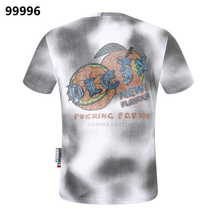PHILIPP PLEINフィリッププレイン 2025新作 クルーネック 半袖Tシャツ ミニマリズム