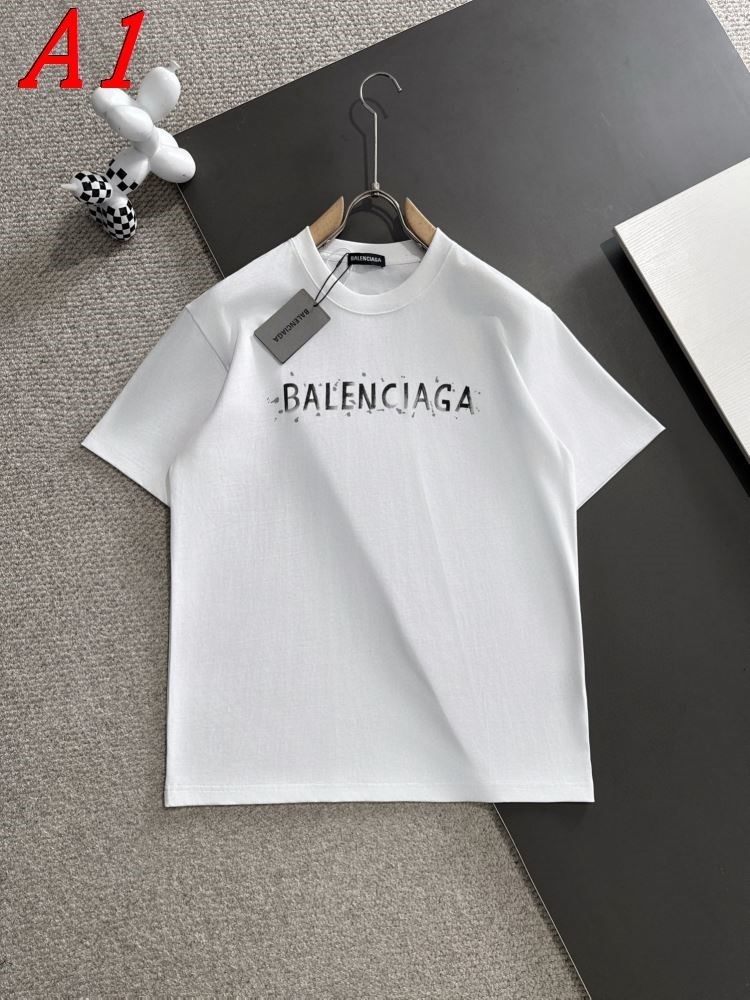 BALENCIAGAバレンシアガ 2025新作 クルーネック 半袖Tシャツ フェミニン