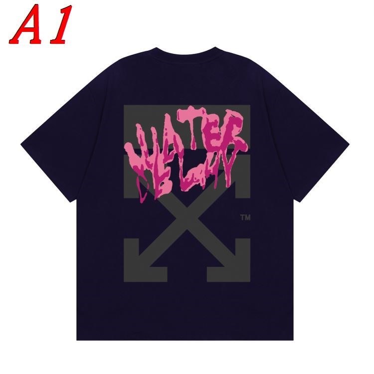 OFF-WHITEオフホワイト 2025新作 クルーネック 半袖Tシャツ フレッシュ