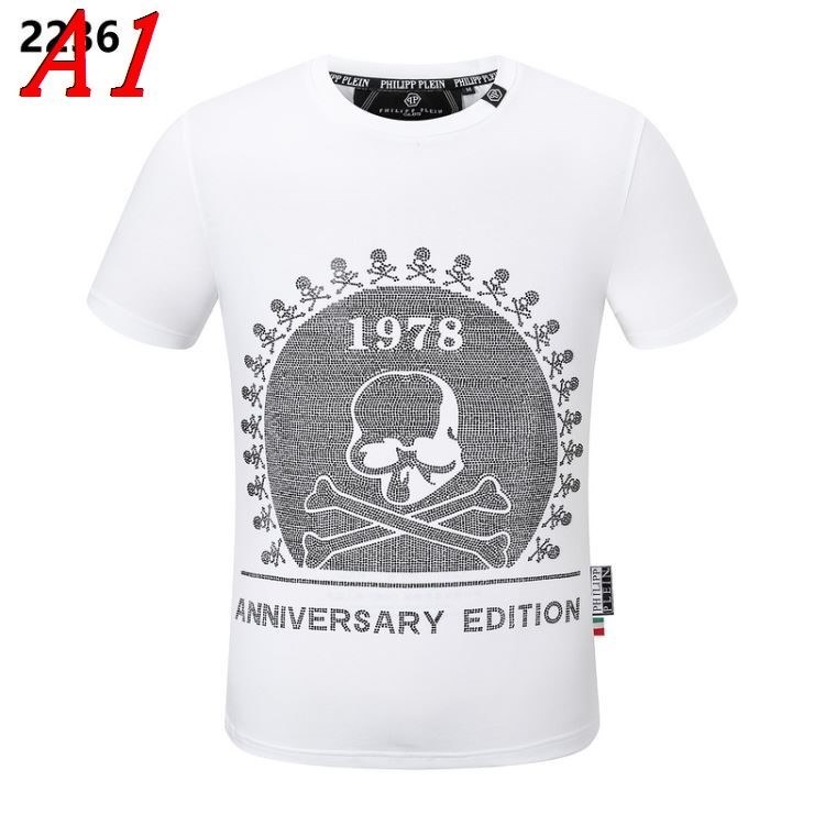 PHILIPP PLEINフィリッププレイン 2025新作 ラウンドネック 半袖Tシャツ バイラル