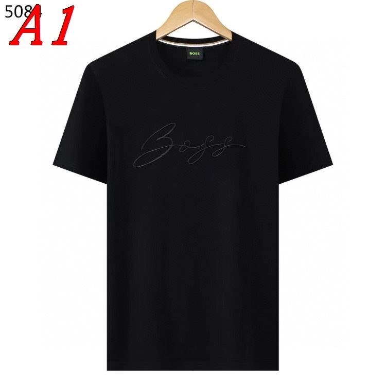 2025新作 HUGO BOSSヒューゴボス クルーネック 半袖Tシャツ フューチャリスティック