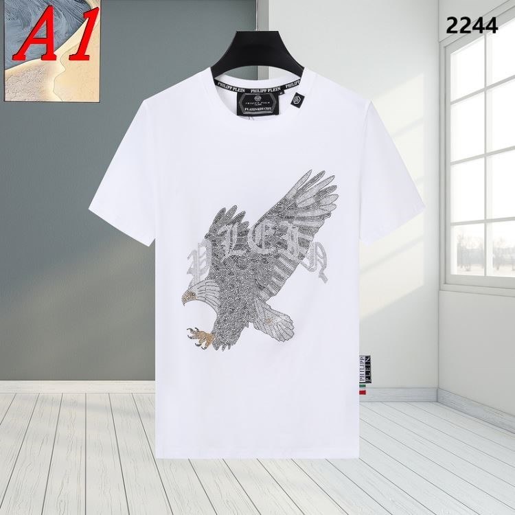 2025新作 PHILIPP PLEINフィリッププレイン クルーネック 半袖Tシャツ コーディネート自在