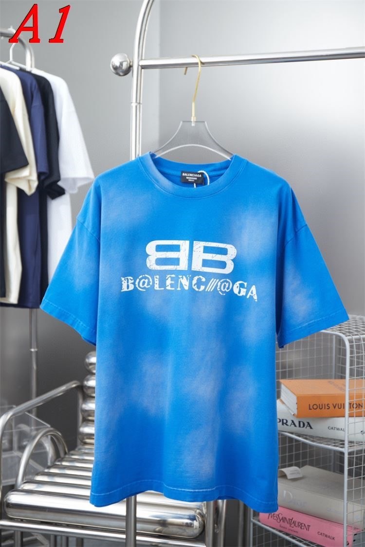 2025新作 BALENCIAGAバレンシアガ ラウンドネック 半袖Tシャツ ナイト用