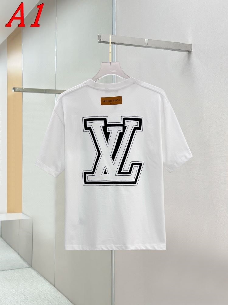 LOUIS VUITTONルイヴィトン 2025新作 クルーネック 半袖Tシャツ スリムシルエット