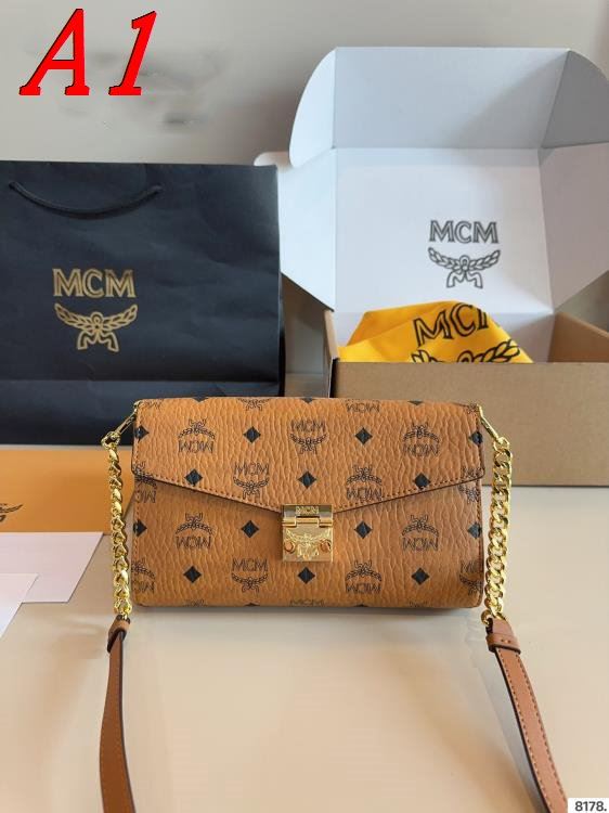2025 エッジー ショルダーバッグ/ショルダーバッグ MCM エムシーエム 23CM