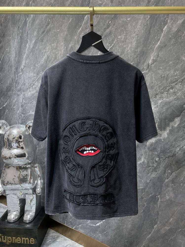 CHROME HEARTSクロムハーツ 2025新作   ラウンドネック 半袖Tシャツ   アメカジ