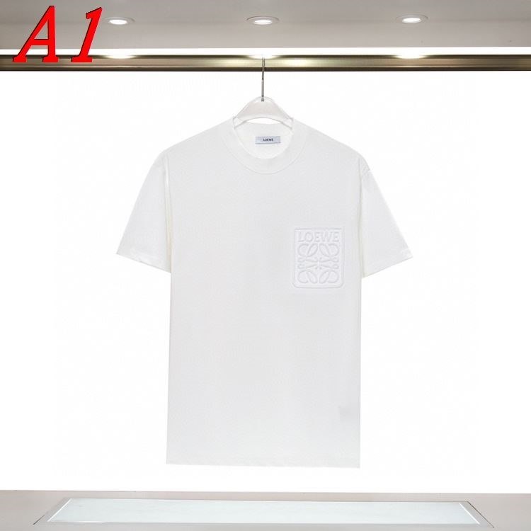 2025新作 LOEWEロエベ ラウンドネック 半袖Tシャツ   エターナル