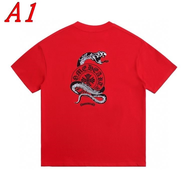 CHROME HEARTSクロムハーツ 2025新作 クルーネック 半袖Tシャツ シンプル