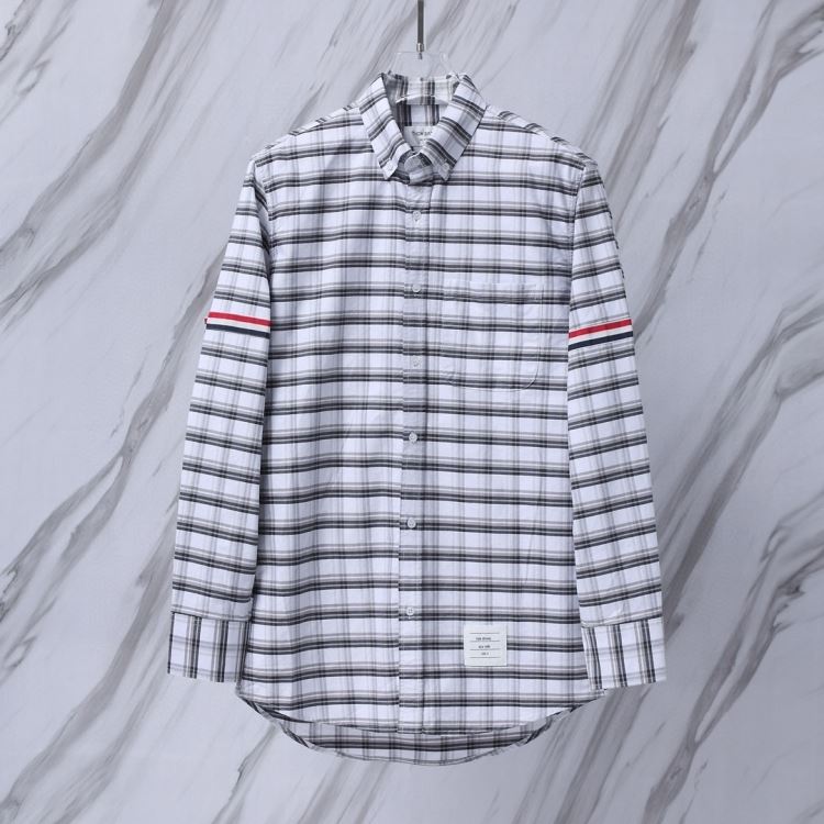 25新作  THOM BROWNE トムブラウン シャツ 0=S 1=M 2=L 3=XL 4=XXL