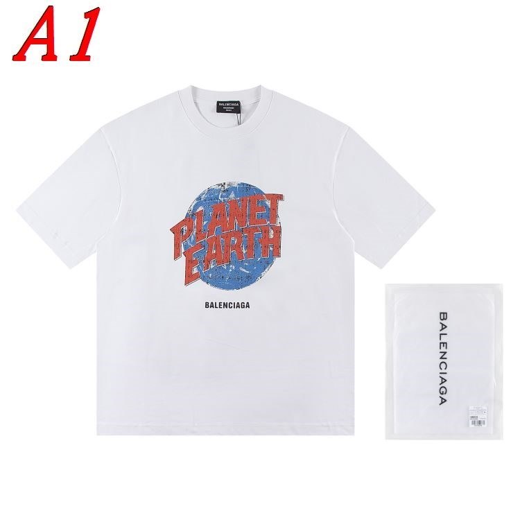 BALENCIAGAバレンシアガ 2025新作 クルーネック 半袖Tシャツ ノンフィクション