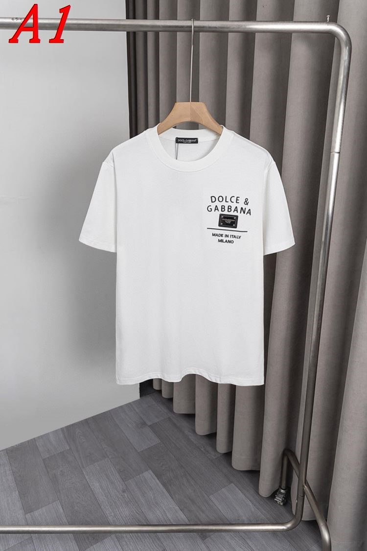 DOLCE＆GABBANAドルチェ＆ガッバーナ 2025新作 クルーネック 半袖Tシャツ ボリューム感