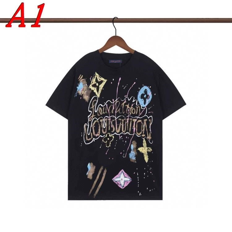 LOUIS VUITTONルイヴィトン 2025新作 クルーネック 半袖Tシャツ ナイト用