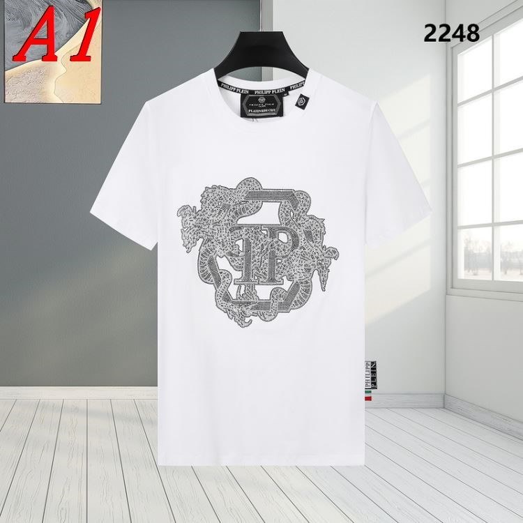 PHILIPP PLEINフィリッププレイン 2025新作 ラウンドネック 半袖Tシャツ フェミニン