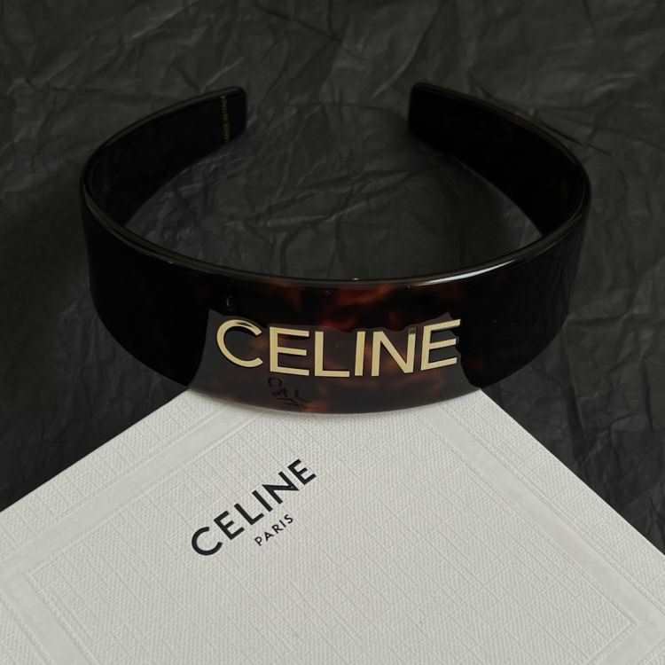 セリーヌ ヘアアクセサリー 2025SS カラー固定技術 CELINE