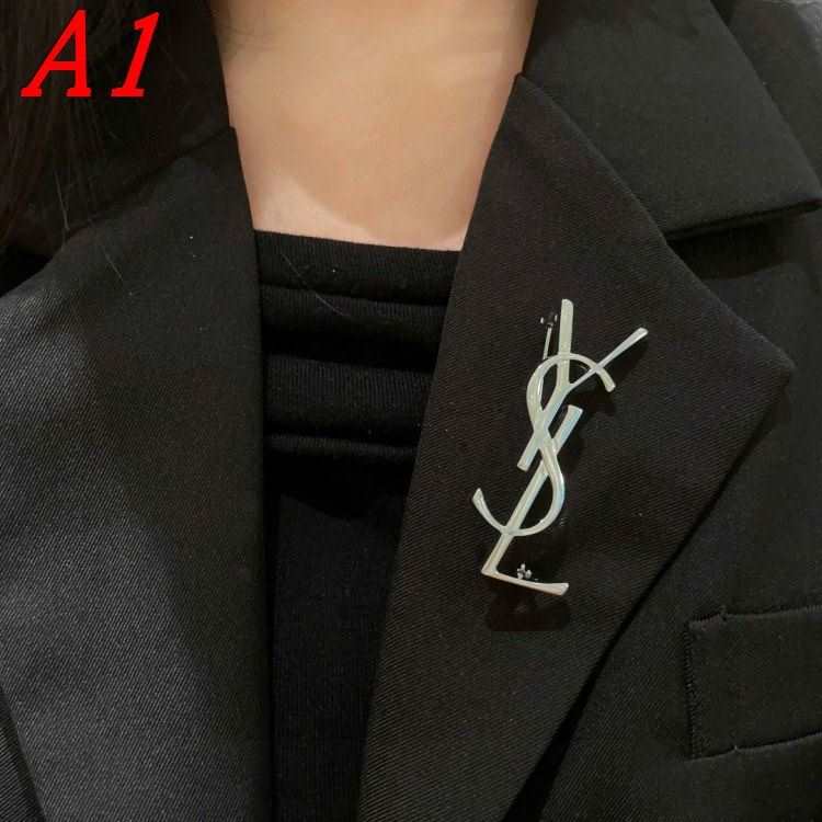 イヴ サンローラン ブローチ 2025SS どんな装いにも合う YSL