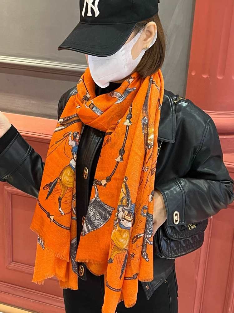2025AW エルメス ショール 品質保証 男女兼用