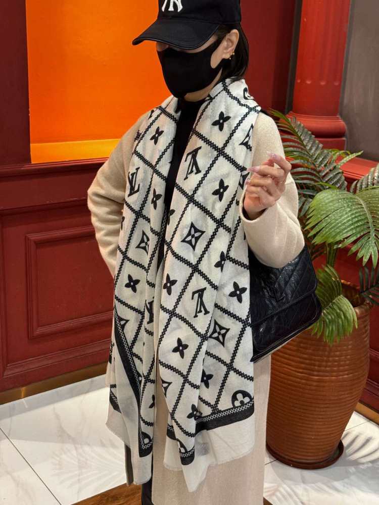2025秋冬 ルイヴィトン ショール 新発売 男女兼用