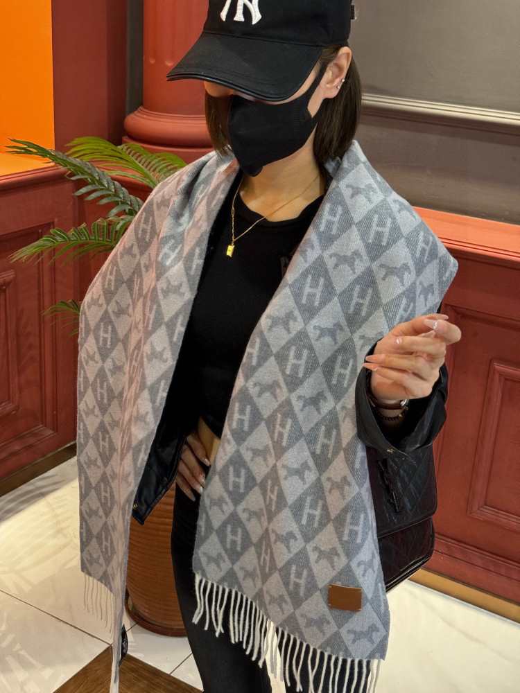 2025新品 エルメス ショール 割引 男女兼用