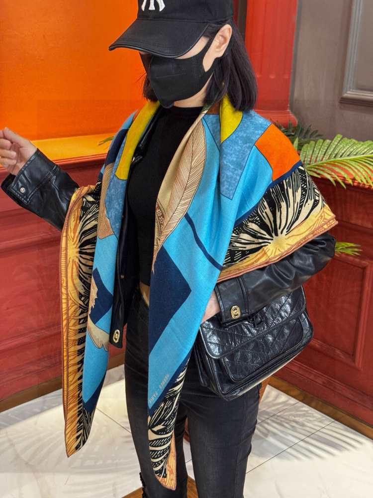 2025FW エルメス ショール ネット限定 男女兼用