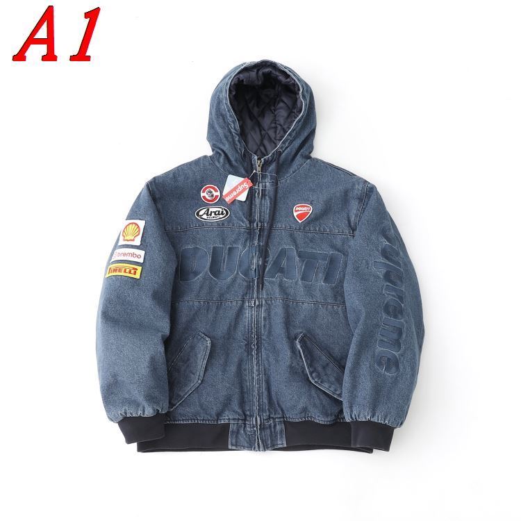 2026新品 SUPREME ダウンジャケット 男女兼用 スポーティ