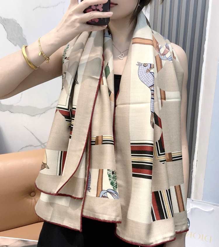 2025AW エルメス ショール 限定 男女兼用