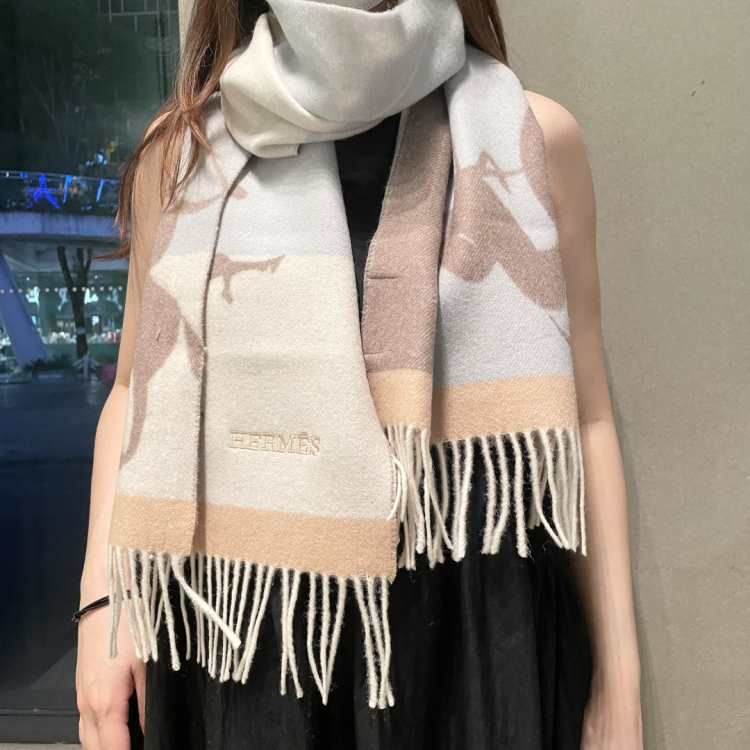 2025秋冬 エルメス ショール おすすめ 男女兼用 多色可选