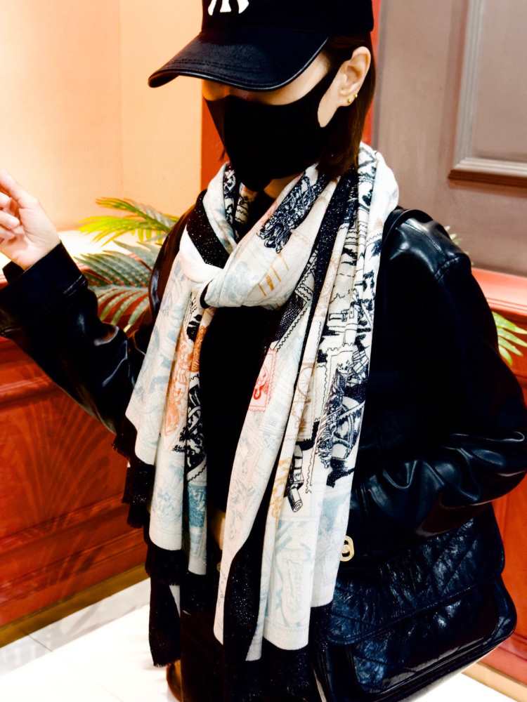 2025秋冬 エルメス ショール アフターサービス 男女兼用