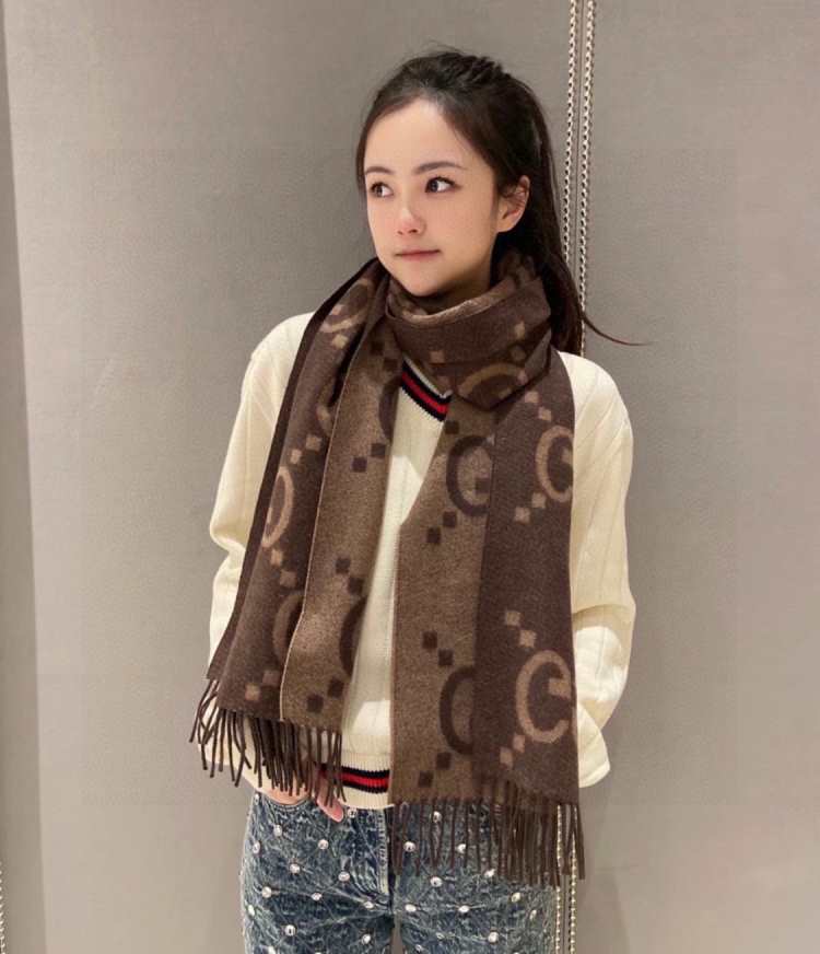2025AW グッチ ショール 品質保証 男女兼用