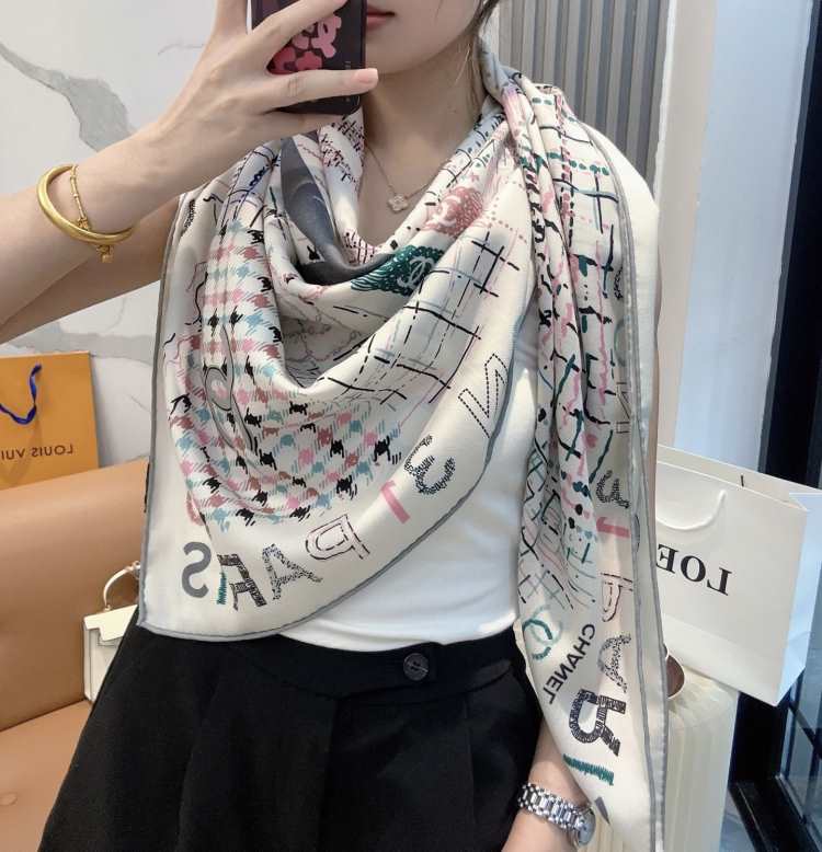 2025AW シャネル ショール 本物 男女兼用