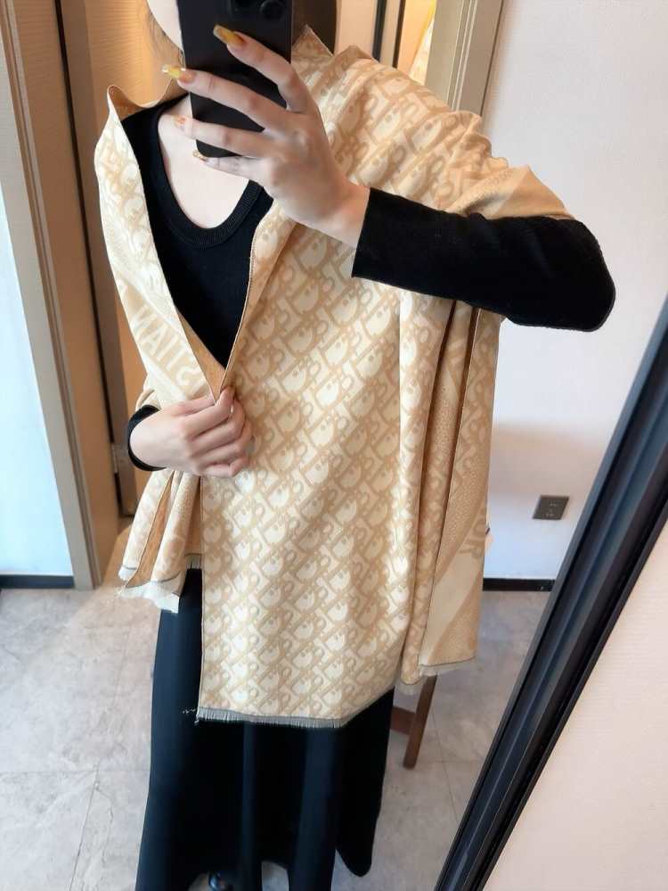 2025新品 ディオール ショール 数量限定 男女兼用
